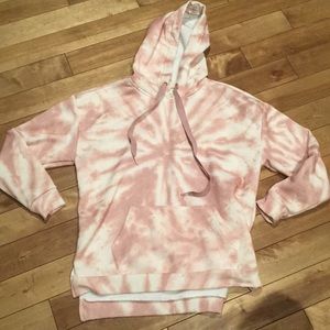 Pink Tie-Dye Hoodie